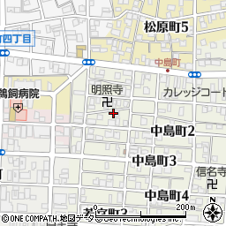 愛知県名古屋市中村区中島町2丁目16周辺の地図