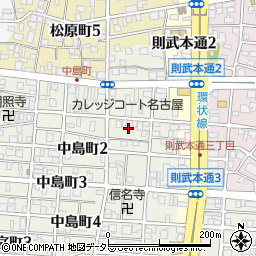 愛知県名古屋市中村区中島町1丁目90周辺の地図