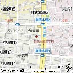 愛知県名古屋市中村区中島町1丁目82周辺の地図