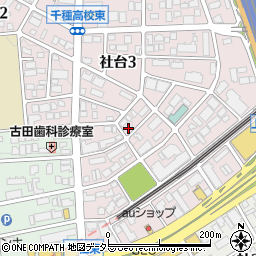 愛知県名古屋市名東区社台3丁目164周辺の地図