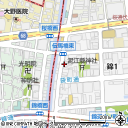 トヨタレンタリース愛知桜通伝馬橋店周辺の地図