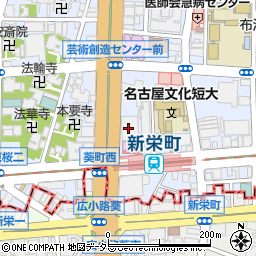 名古屋銀行葵支店周辺の地図
