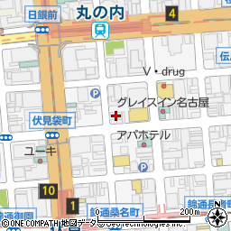 CLINICNo7名古屋伏見周辺の地図