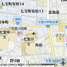 愛知県あま市七宝町桂角田2467周辺の地図