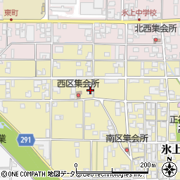 兵庫県丹波市氷上町西中383周辺の地図