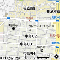 愛知県名古屋市中村区中島町1丁目104周辺の地図