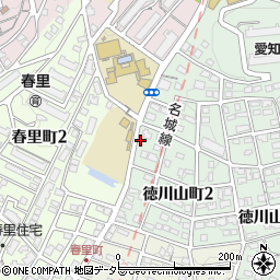 丸勝徳川山店周辺の地図