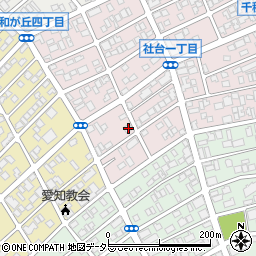 愛知県名古屋市名東区社台1丁目49周辺の地図
