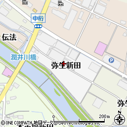 静岡県富士市弥生新田周辺の地図