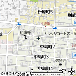 愛知県名古屋市中村区中島町1丁目107周辺の地図