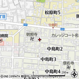 愛知県名古屋市中村区中島町1丁目110周辺の地図