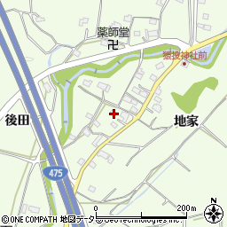 愛知県豊田市猿投町地家81周辺の地図