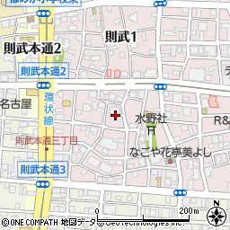 愛知県名古屋市中村区則武2丁目27周辺の地図