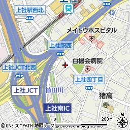 愛知県名古屋市名東区上社4丁目140周辺の地図