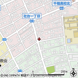 愛知県名古屋市名東区社台1丁目287周辺の地図