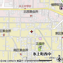 兵庫県丹波市氷上町西中5周辺の地図