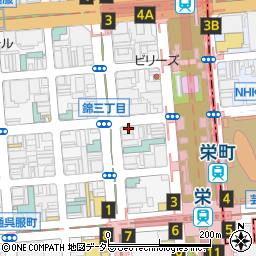 本格串焼とへぎそば 濱匠 錦本店周辺の地図