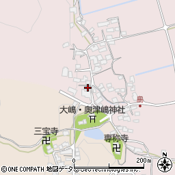 滋賀県近江八幡市島町1278周辺の地図