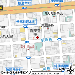 スポーツダイニングバー B2 ビーツー 栄錦店周辺の地図
