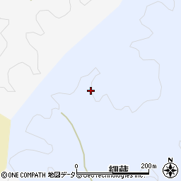 愛知県豊田市実栗町細蔵周辺の地図