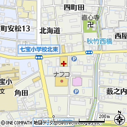 ゲンキー株式会社　あま七宝店周辺の地図