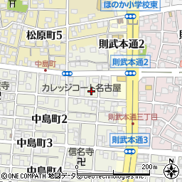愛知県名古屋市中村区中島町1丁目77周辺の地図