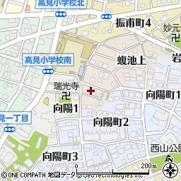 愛知県名古屋市千種区田代町蝮池上2-8周辺の地図