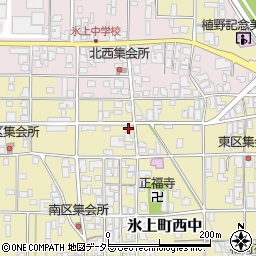 兵庫県丹波市氷上町西中3周辺の地図