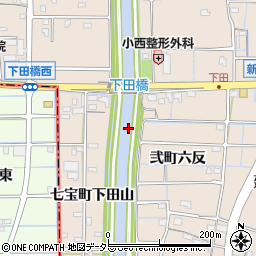 下田橋周辺の地図