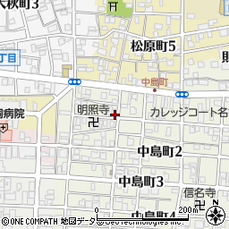 愛知県名古屋市中村区中島町1丁目63周辺の地図