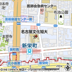 名古屋文化短期大学周辺の地図