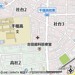 愛知県名古屋市名東区社台2丁目237周辺の地図