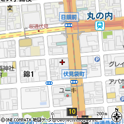 八十二銀行名古屋支店周辺の地図