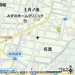 愛知県海部郡大治町西條佐渡17周辺の地図