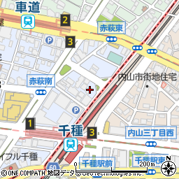 セブンイレブン名古屋葵３丁目東店周辺の地図