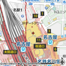 三井住友銀行ＪＲゲートタワー ＡＴＭ周辺の地図