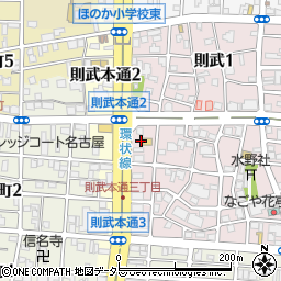 愛知県名古屋市中村区則武2丁目35周辺の地図