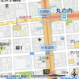 中国ビザセンター　名古屋支店周辺の地図