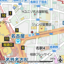 三井住友信託銀行名古屋駅前支店・名駅南支店周辺の地図