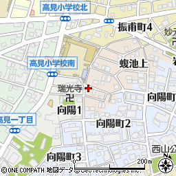 愛知県名古屋市千種区田代町蝮池上2-10周辺の地図
