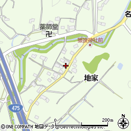 愛知県豊田市猿投町地家48周辺の地図