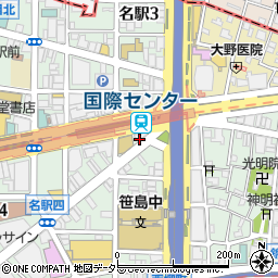 くるみ調剤薬局名古屋駅クリスタル店周辺の地図