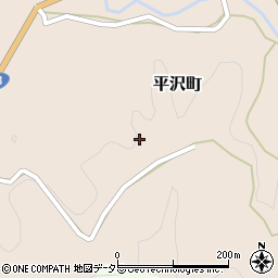 愛知県豊田市平沢町（長クゴ）周辺の地図