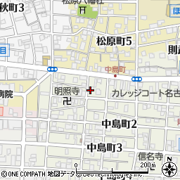 愛知県名古屋市中村区中島町1丁目64周辺の地図