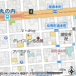 コインパーク錦２丁目駐車場周辺の地図