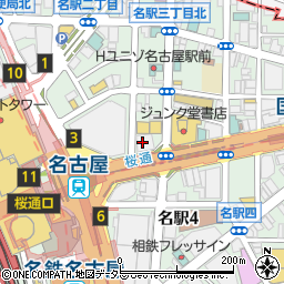 鳥心 名駅店周辺の地図