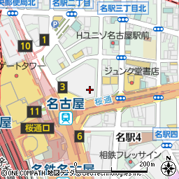 三菱ＵＦＪ銀行新名古屋駅前支店周辺の地図