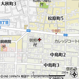 愛知県名古屋市中村区中島町1丁目62周辺の地図
