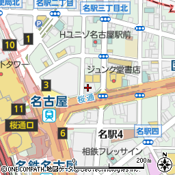 ワインバル ばかなる 名駅桜通店周辺の地図