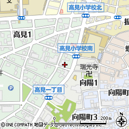 少林寺拳法高見道場周辺の地図